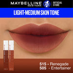 MAYBELLINE OFFICIAL Paket Hemat Superstay Matte Ink 2 pcs Ombre Set Lipstick - Long Lasting Lipstick Matte Waterproof Transferproof Lipstik
