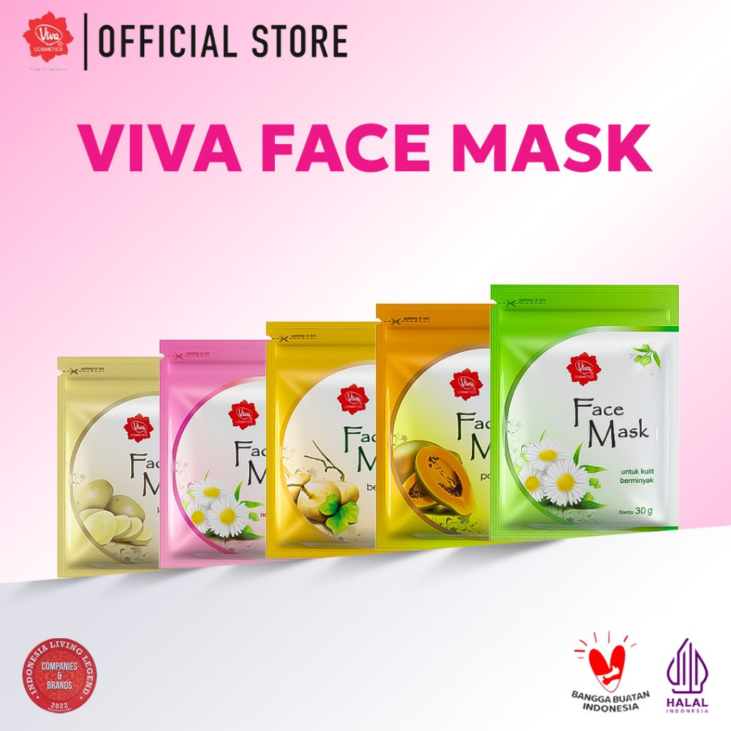 Viva Face Mask Untuk Kulit Normal dan Kering 30 gr
