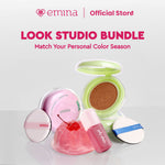 [LOOK STUDIO SPECIAL PACKAGE] Emina Paket Glow & Matte 3in1 Skincare Cushion SPF 50 PA++++ 13 G + Jelly Stain | Flawless Lightweight Make Up Foundation Glowing Skin, Liptint Korea, Korean Make Up Look, Transferproof, Tahan Lama, Cocok Semua Jenis Kulit