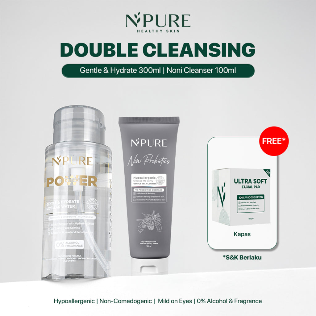 NPURE Bundling Micellar Water / Double Cleansing / Set Micellar Water / Skincare Set / Basic Skincare / Skincare Routine