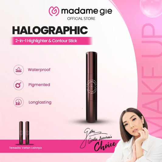 [READY STOCK] Madame Gie Halographic 2-in-1 Highlighter & Contour Stick