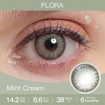 Magister Softlens Normal abu-abu coklat hitam seri Sepasang Lensa kontak diameter14.0-14.5MM kadar air 38% soflens