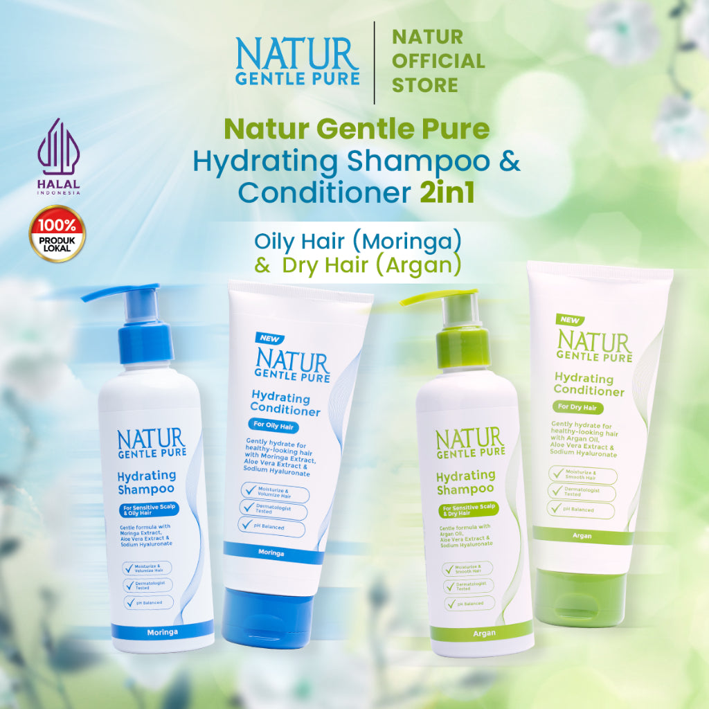 Package Natur Gentle Pure Shampoo & Conditioner 2 in 1