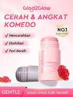 [DISKON 60%]Glad2Glow Clay Stick&Face Mask Complete Series-Pomegranate Brightening/Mugwort Salicylic Acid Acne/ Volcano 3D Acid Pore-masker Packs Masker Wajah Sheet Mask mask sleeping mask mugwort mask acne masker komedo g2glow official store