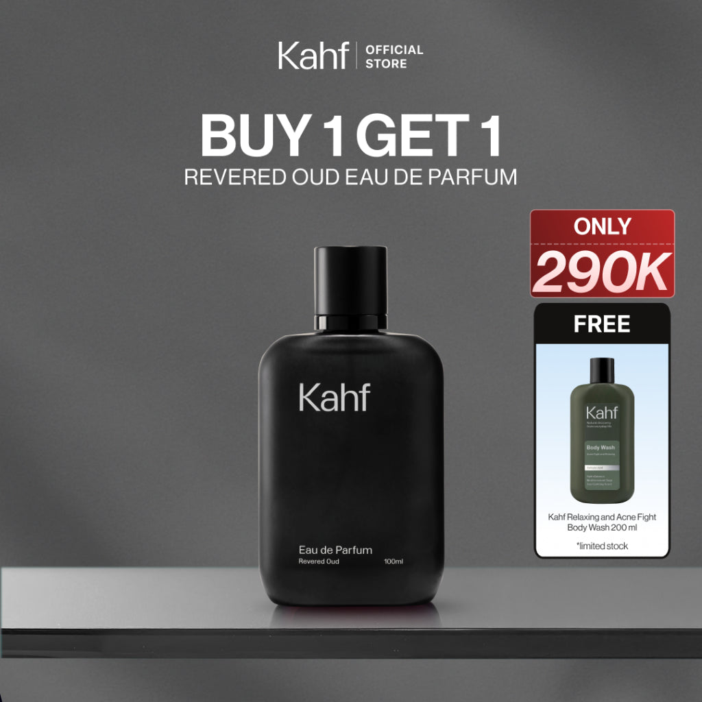 [SPECIAL 11.11 : B1G1 - NEW LAUNCH! KAHF INVIGORATING WATERFALL & HUMBLING FOREST EAU DE PARFUM] Eau de Toilette 35 ml & Eau de Parfum 100 ml - EDT EDP Fragrance - Parfum Pria Lokal Wangi Tahan Lama & Percaya Diri Seharian - Suitable for Daily Use