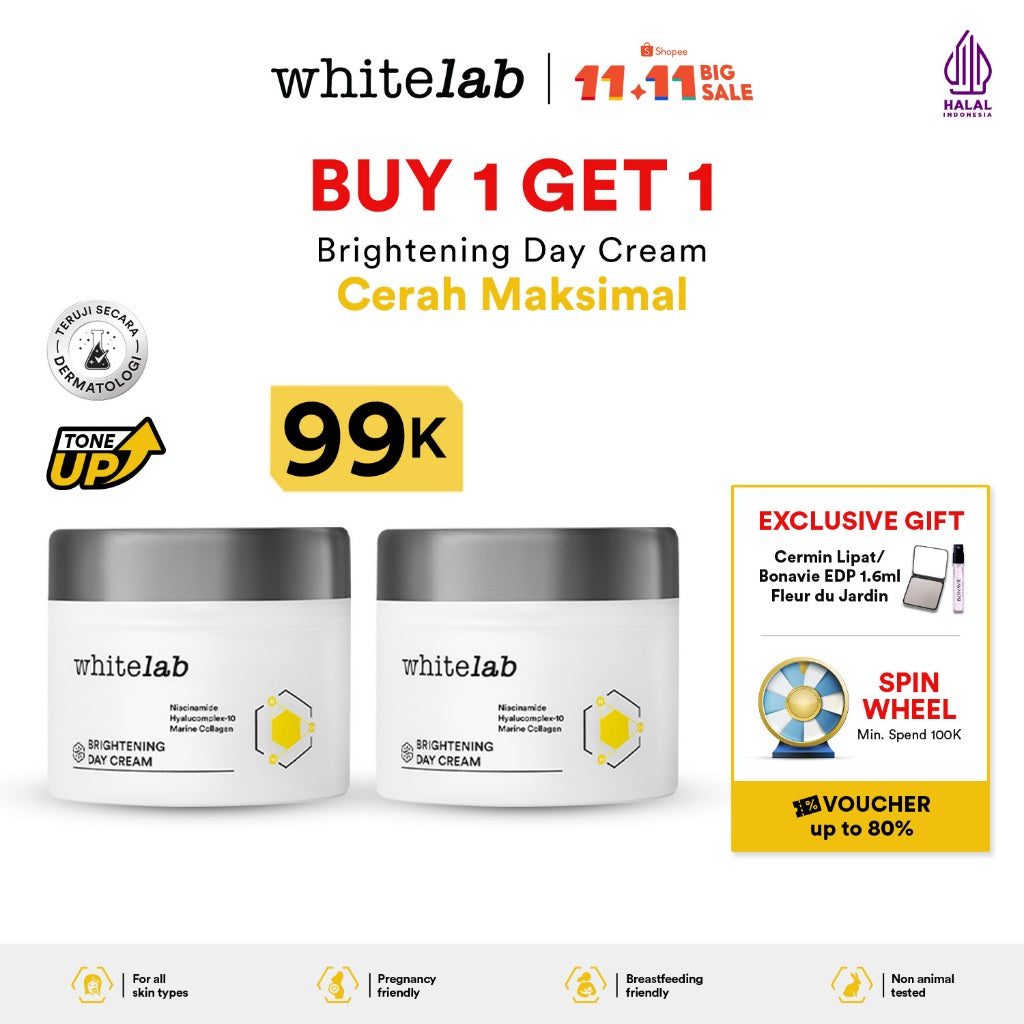 Bundling Whitelab Day Cream & Whitelab Night Cream (New Packaging)