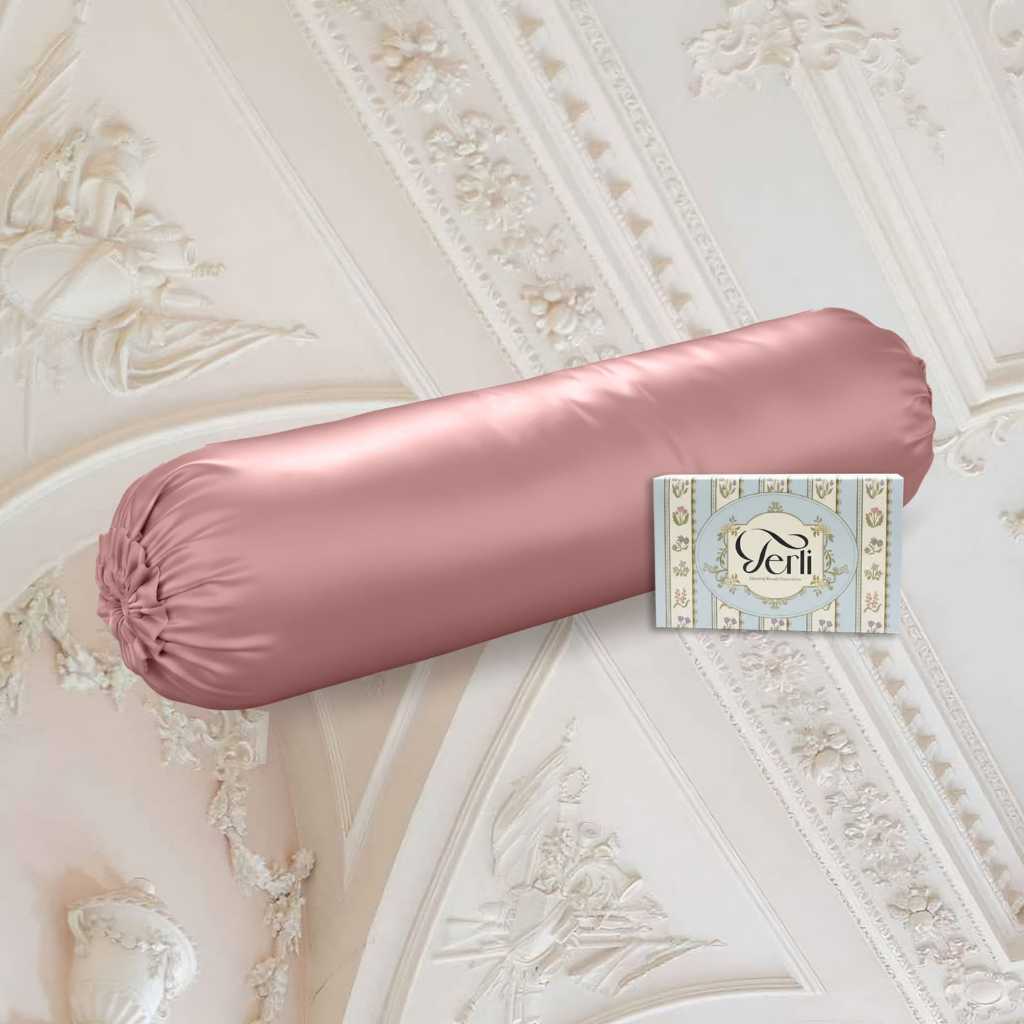 Sarung Guling PREMIUM Satin Silk Terli Beauty Satin Silk Bolster Case Adem Halus Anti Bacterial