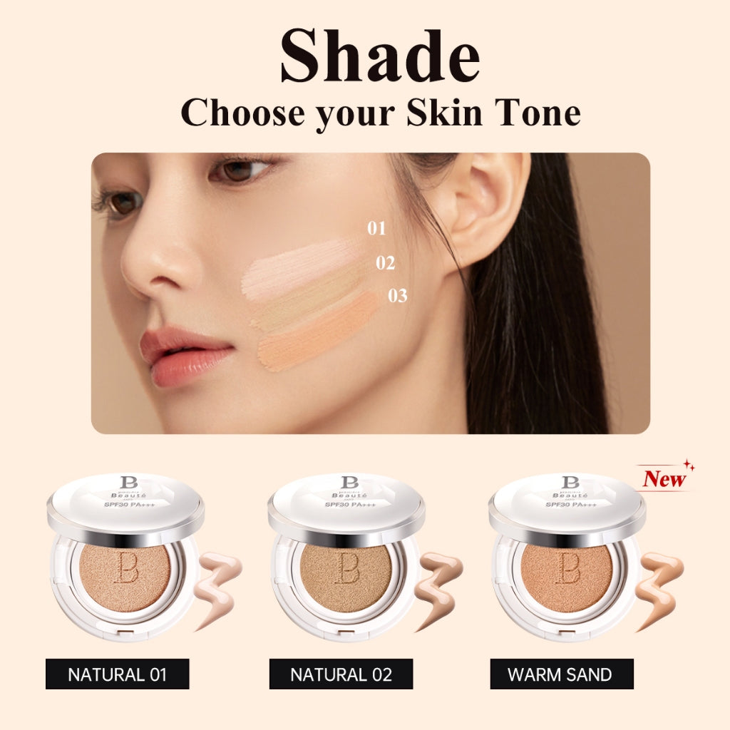 [Louisse's Exclusive] PREMIERE BEAUTE Sunscreen Cushion  SPF 30 PA+++ High Coverage Poreles & Flawless Foundation 24H Long-lasting [BUY 1 Gratis 1 Cushion Refill]  [LIVE] louisse