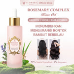 Rosemary Complex Hair Oil by Glowies Beauty Hair Oil Alami Tanpa Pewangi Aman untuk Kulit Kepala Sensitif