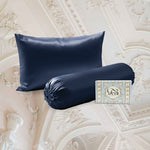 BUNDLE Sarung Bantal dan Guling Set PREMIUM Satin Silk Beauty Boost Pillowcase dan Bolster Case (Standard Size)