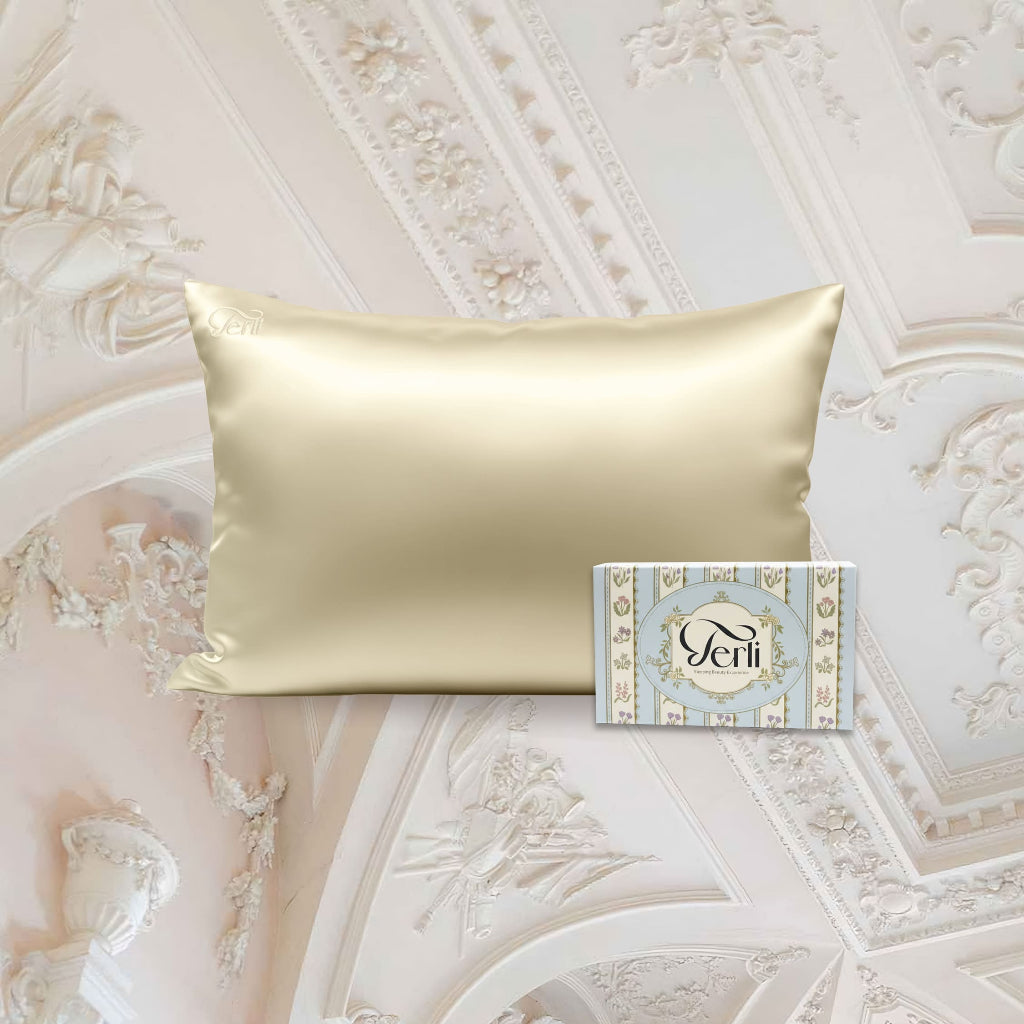 Sarung Bantal PREMIUM Satin Silk Terli Beauty (Queen Size)
