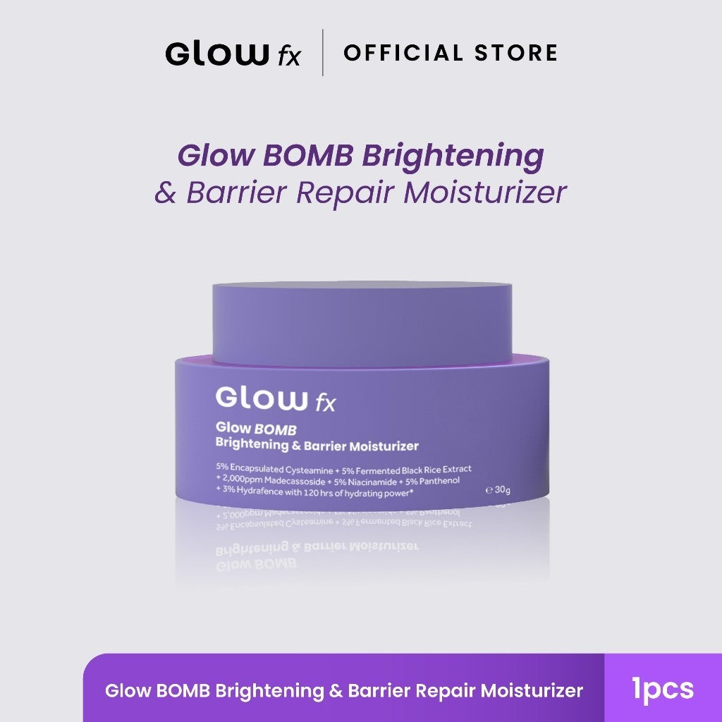 GLOW FX Clear Skin & Glow Complete 4 Step Bundle - Skincare Lengkap Jerawat & Brightening 4 Langkah