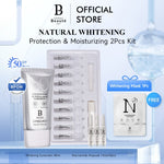 PREMIERE BEAUTE Natural Whitening Protection & Moisturizing 2Pcs Kit Sunscreen 40ml + Niacinamide Ampoule 1.5ml*10pcs