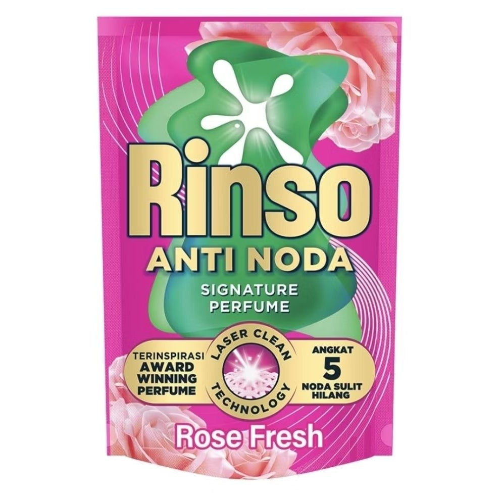 Rinso Anti Noda Molto Deterjen Cair + Pelembut Pakaian Refill 700 ml