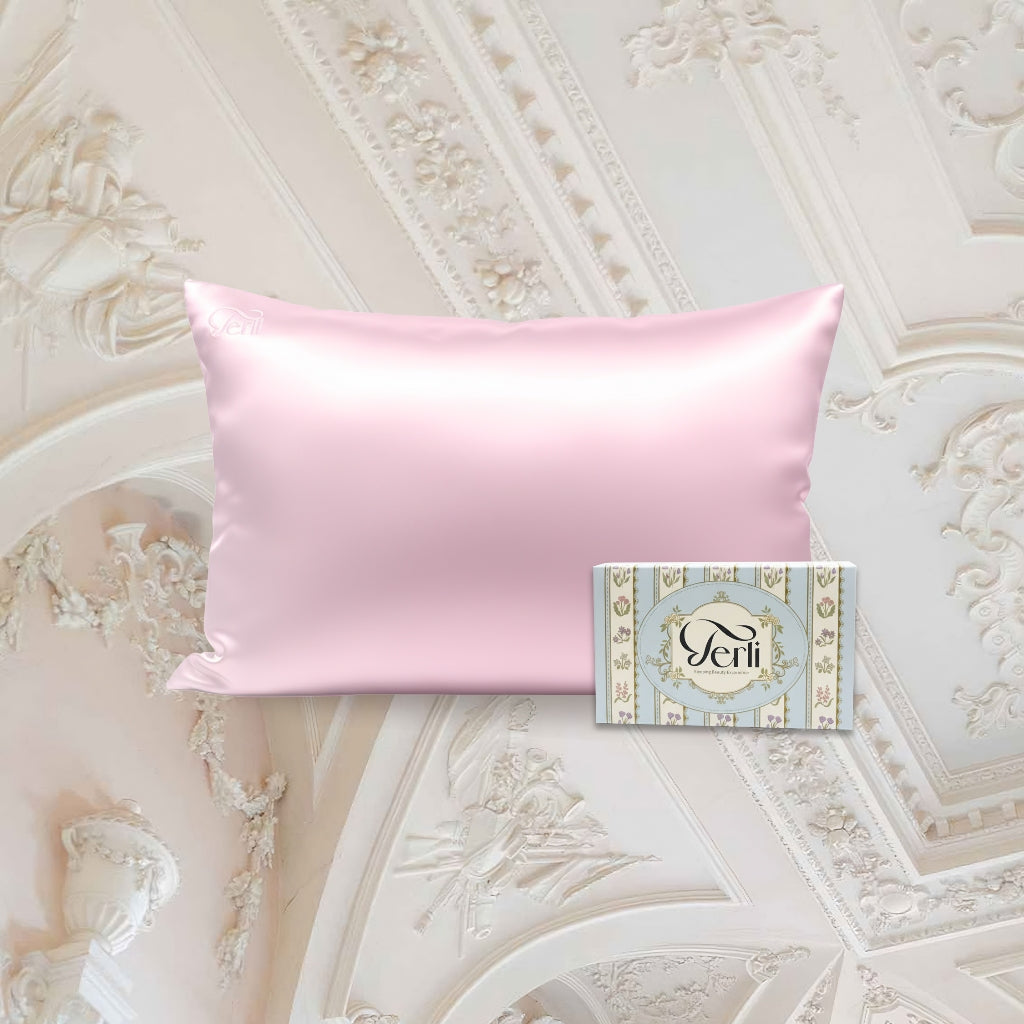 Sarung Bantal PREMIUM Satin Silk Terli Beauty (Queen Size)