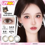 UYAAI softlens 14MM Minus 0.00 s/d -6.00 Mata Korea seri Classic Sepasang LENSA KONTAK  6Bulan