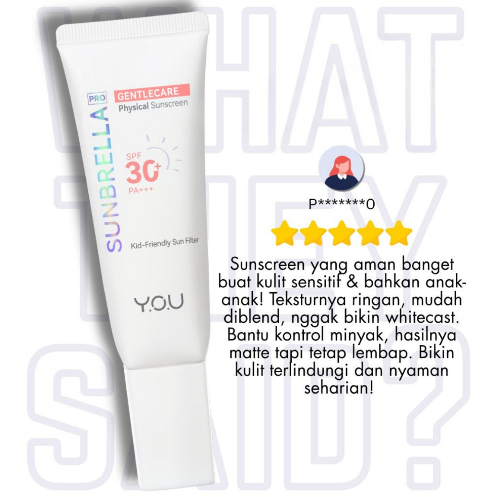 Y.O.U Sunbrella Triple UV Elixir | Daily Defense | Tone Up Elixir | Acne Shield | Airy Outdoor | 2% Sunscreen | Pro Acnecare | Gentlecare | Intensive Care | Ultra Airy Outdoor