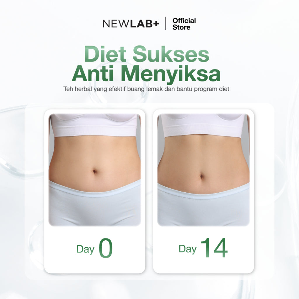 NEWLAB Fitlogy  -  Tea Herbs LITE- Teh Deox Ringan - Minuman Diet - Jaga Diet Anti Gagal dengan Formula Lebih Ringan untuk Pemula