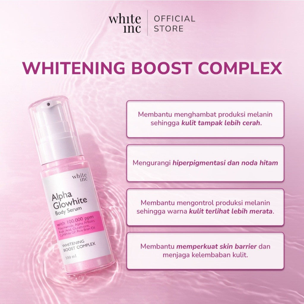 [100ml] WHITE INC Alpha Glowhite Body Serum | Kulit Cerah Halus dan Lembut