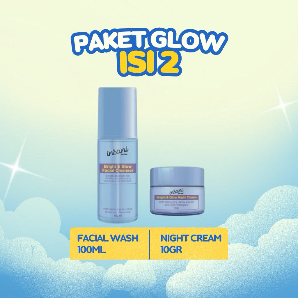 INSANI SKINCARE PAKET BRIGHT & GLOW / PAKET ACNE