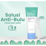 * STAR * Milk Recipe Hair Removal Cream  - 70 GR 9 (PUTIH HIJAU)