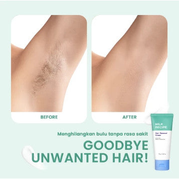 * STAR * Milk Recipe Hair Removal Cream  - 70 GR 9 (PUTIH HIJAU)