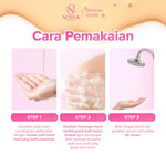 Noera Body Wash 15% Concentrated Brightening 10% Niacinamide 6% AHA Asta Bright & Moist | Sabun Mandi Dosting Cair Astaxanthin | Gentle Exfoliation Soap