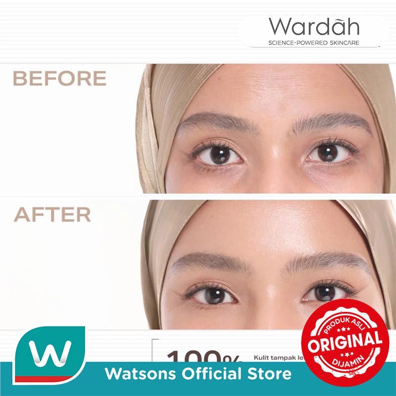 Wardah Collagen Moisturizer - Plump & Firm Recombinant Collagen + 2% Argireline Peptide Gel Moist - Glow Moisturizer - Pelembab Wajah Kering dan Kusam - Gel Moisturizer - untuk Kulit Lebih Kencang dan Kenyal