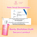 Noera Body Wash 15% Concentrated Brightening 10% Niacinamide 6% AHA Asta Bright & Moist | Sabun Mandi Dosting Cair Astaxanthin | Gentle Exfoliation Soap