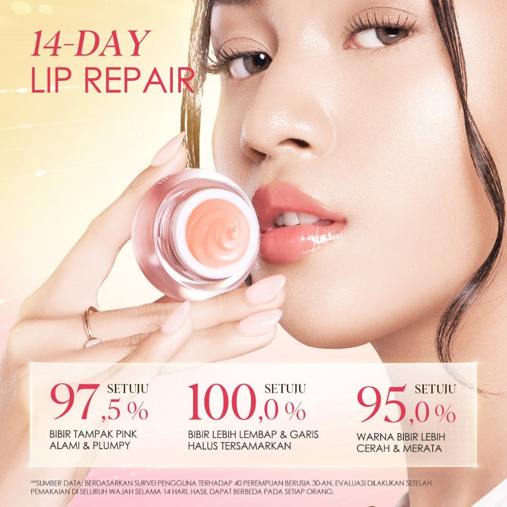 Glowsicha - Pink Plump Treatment Lip Serum Pelembab Bibir Serum Bibir Pink Berkilau alami Tahan Lama Melembabkan Pencerah Bibir Pink Merona Lembut