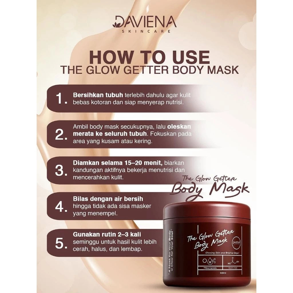 DAVIENA SKINCARE - Body Mask The Glow Gatter