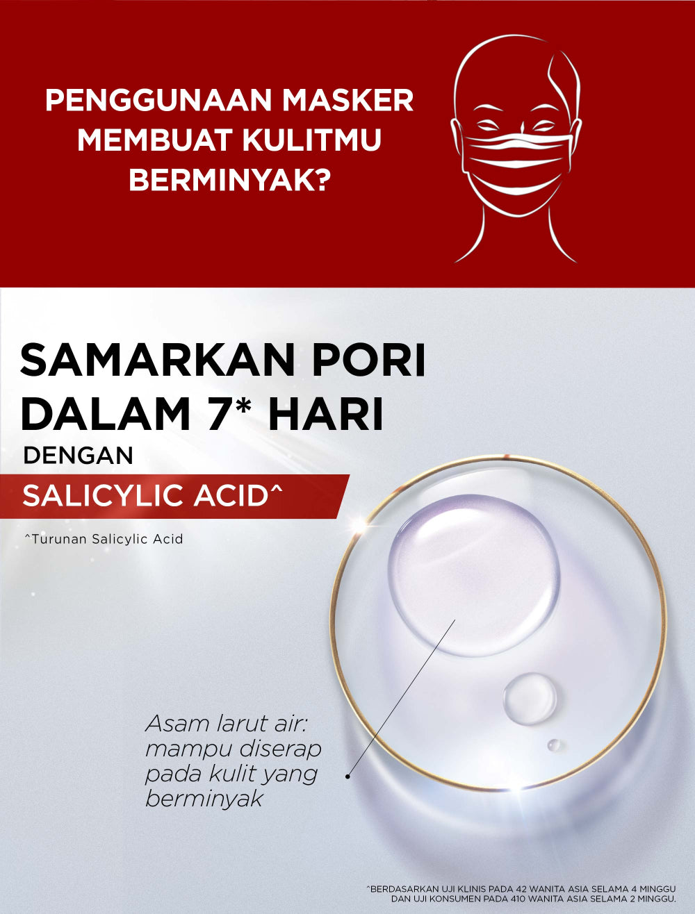 L'Oreal Paris Revitalift Crystal Micro-Essence Serum Water Skincare 65ML - Mencerahkan dan Mengencangkan Kulit  Kulit kusam, Garis halus, Kerutan wajah, skin barrier   Anti aging skincare, brightening serum, anti aging serum