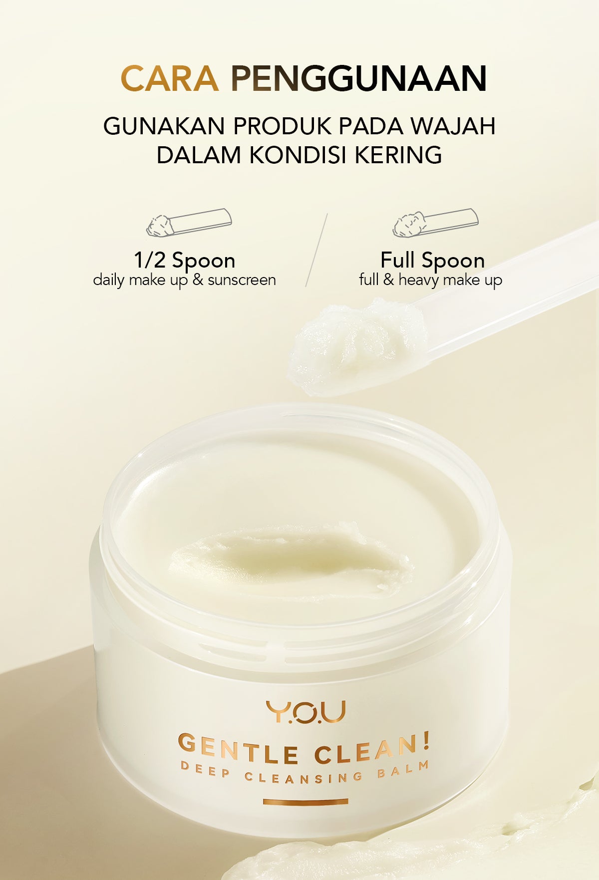 YOU Gentle Clean! Deep Cleansing Balm-Cocomelt Pembersih Muka Make Up Remover All Skin Type Face Cleanser