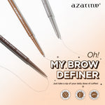 Azarine Oh! MY BROW DEFINER Eyebrow Pemula Beginner Friendly Tahan Lama 0.06gr