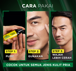 GARNIER Men Turbo Bright 5x Vitamin C Super Serum Gel - 30ml Serum Mencerahkan Wajah Anti Kusam 5x Lebih Cepat