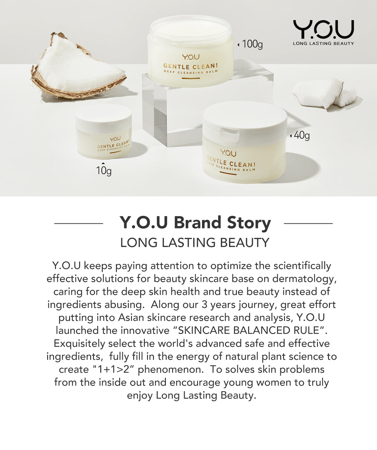 YOU Gentle Clean! Deep Cleansing Balm-Cocomelt Pembersih Muka Make Up Remover All Skin Type Face Cleanser