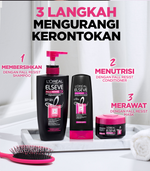 L'Oreal Paris Fall Resist 3x Anti-Hairfall Shampoo Scalp Hair Care - dengan Arginine Protein - Rambut Rontok Berkurang hingga 5X 400ml Rambut Rontok dan Rapuh Hairfall Hair loss Shampoo Sampo