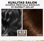L'Oreal Paris Excellence Fashion Ultra Light Advance Ultra Care (Cat / Pewarna Rambut Permanen) - EXCELLENCE FASHION 6.31