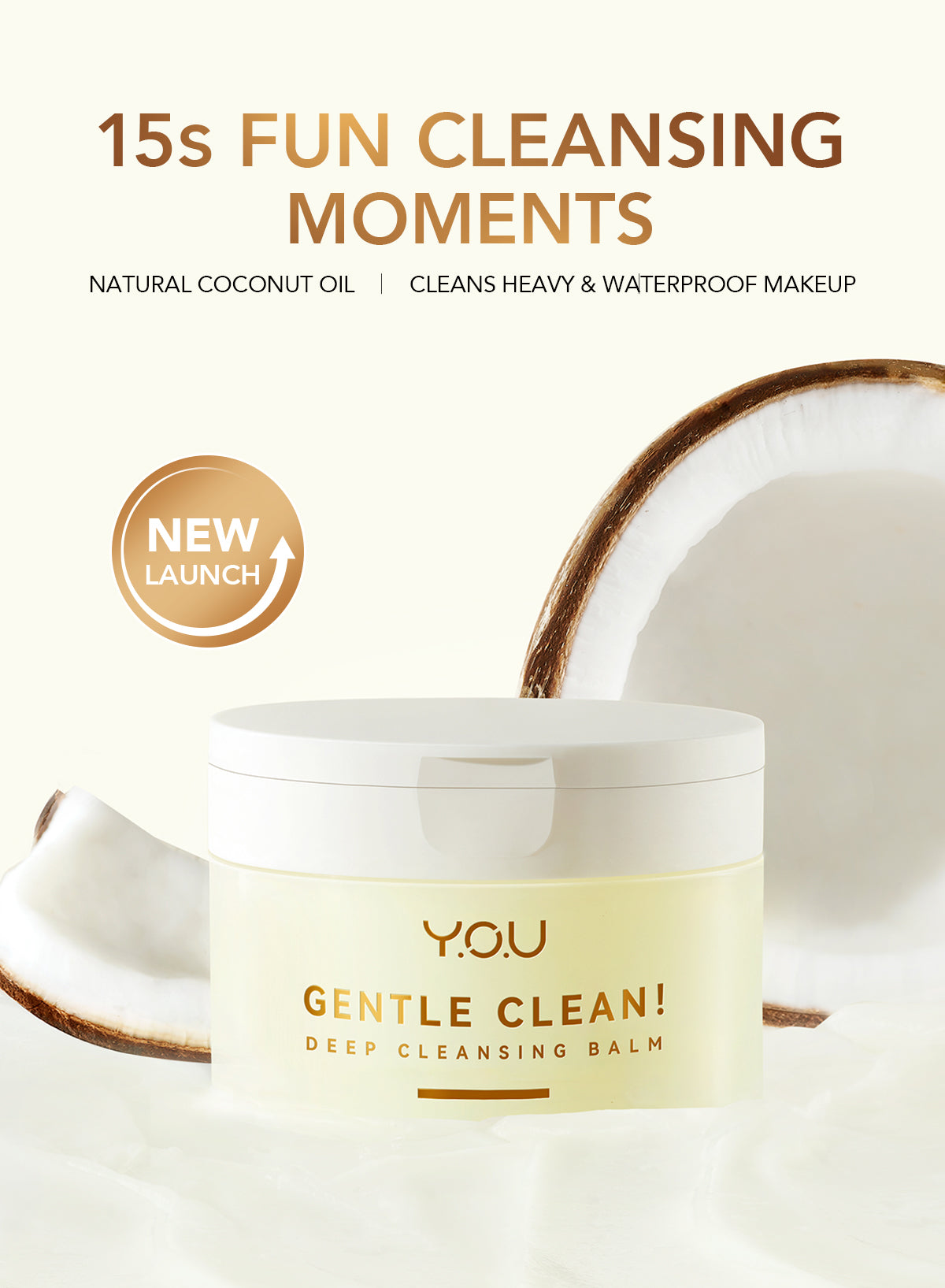YOU Gentle Clean! Deep Cleansing Balm-Cocomelt Pembersih Muka Make Up Remover All Skin Type Face Cleanser