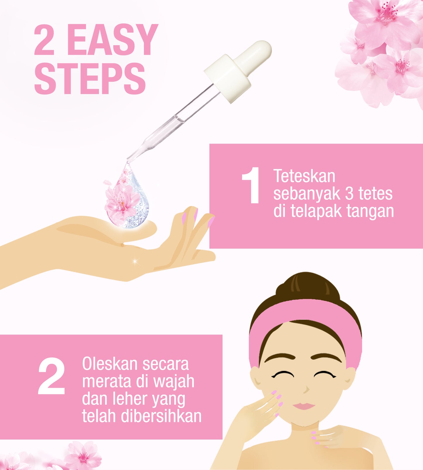 Garnier Sakura Glow Hyaluron 30x Booster Serum Skin Care 15ml (untuk Kulit Glowing dalam 7 Hari)