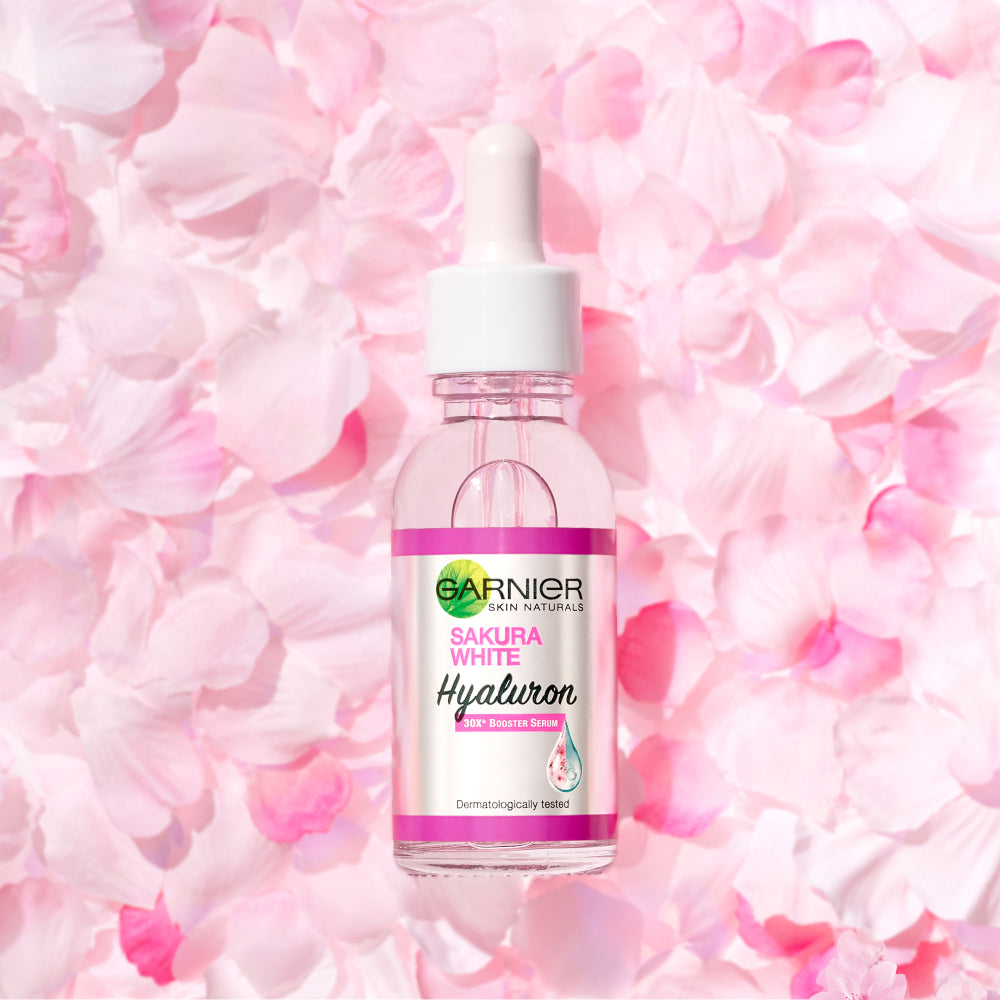 Garnier Sakura Glow Hyaluron 30x Booster Serum Skin Care 15ml (untuk Kulit Glowing dalam 7 Hari)
