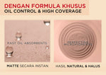 L’Oreal Paris Infallible Oil Killer High Coverage Powder Foundation Make Up - 6gr (Natural Matte & 24 Jam Oil Control)