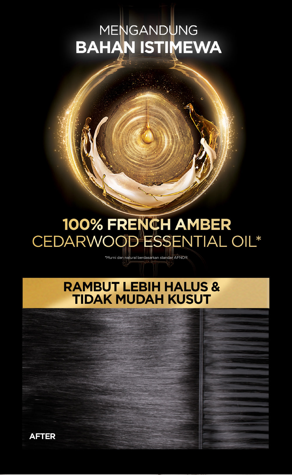 L’Oreal Paris Extraordinary Oil Premium Smooth Silicon-Free Shampoo Hair Care - Halus Berkilau dalam Satu Pemakaian - Bebas Silikon 440ml Rambut Kering Kusam Shampoo Sampo