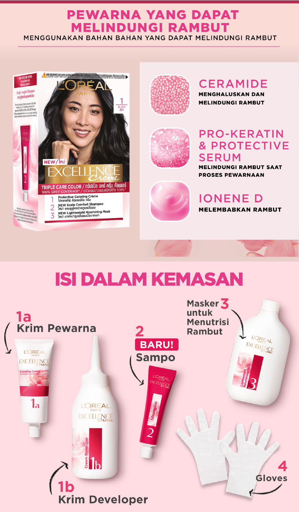 L'Oreal Paris Excellence Creme Triple Care Hair Color