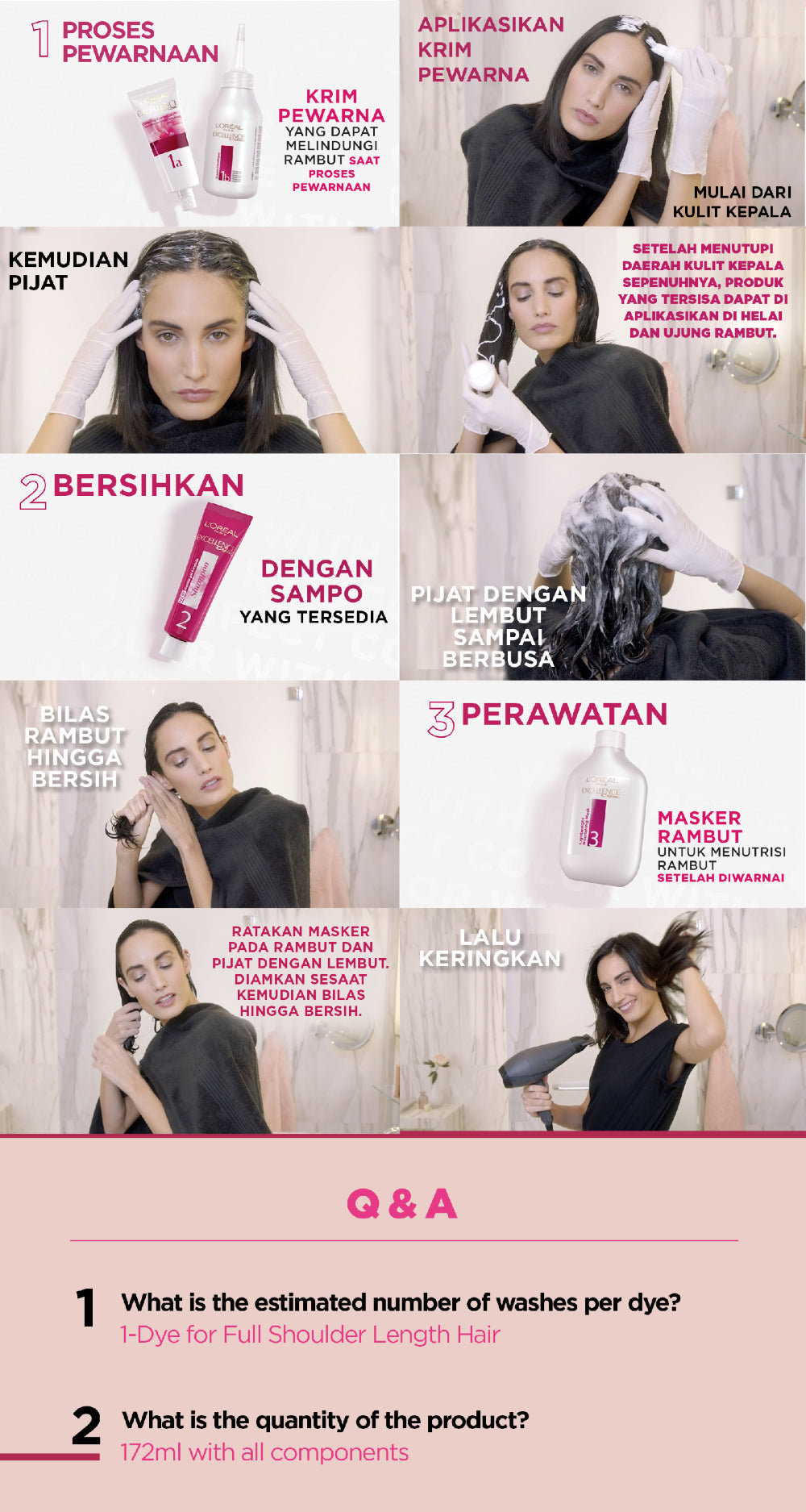 L'Oreal Paris Excellence Creme Triple Care Hair Color