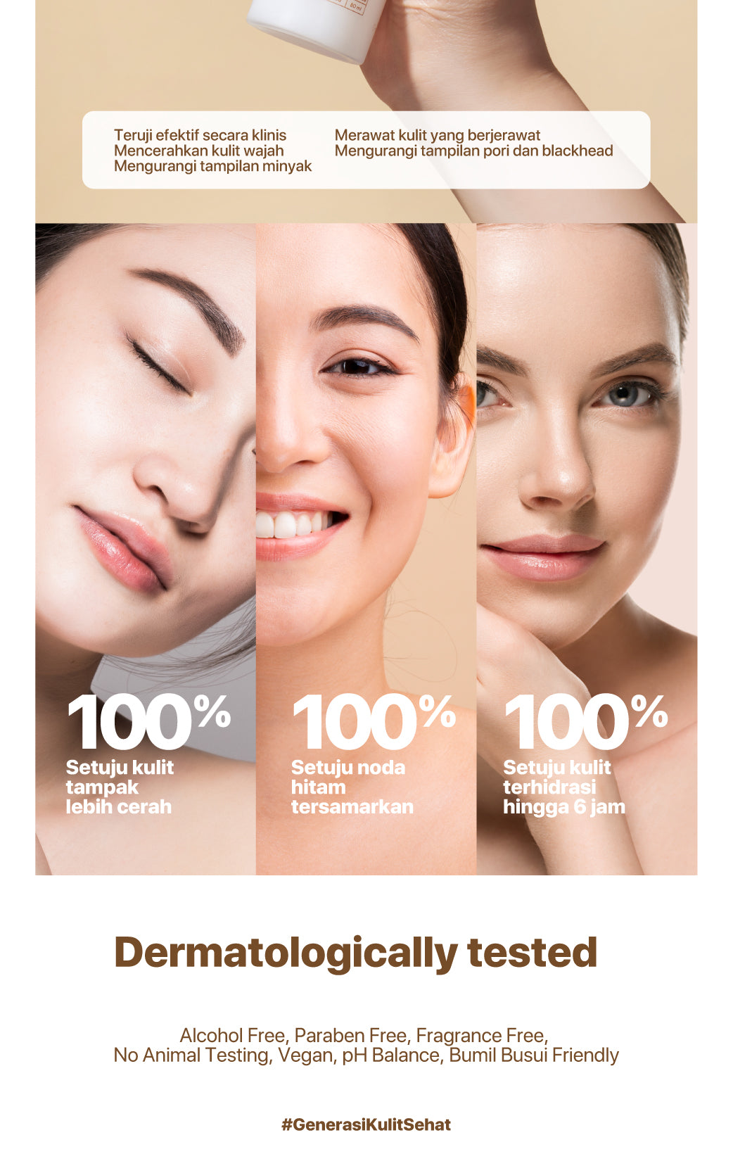 NPURE Toner Licorice / Milky Spotlight / Brightening Toner / Toner Wajah Cerah Glowing / Fine Mist / Aman Bumil Busui