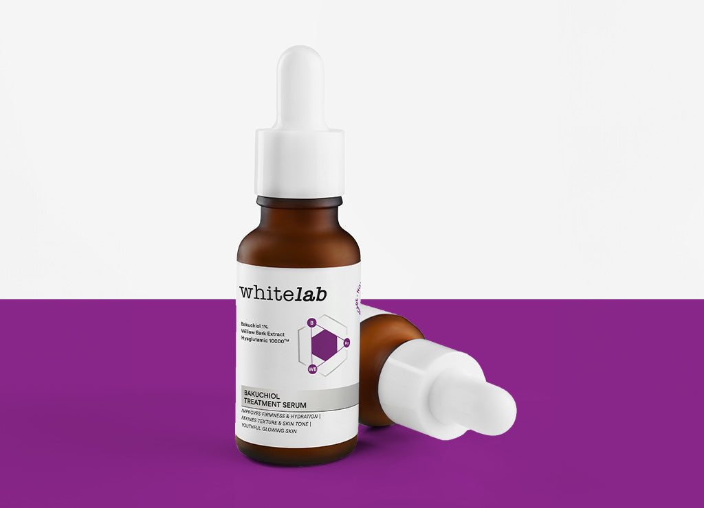 Whitelab Bakuchiol Treatment Serum - Atasi Jerawat dan Bruntusan Alternatif Retinol dengan Bakuchiol & Hyaglutamic [BPOM]