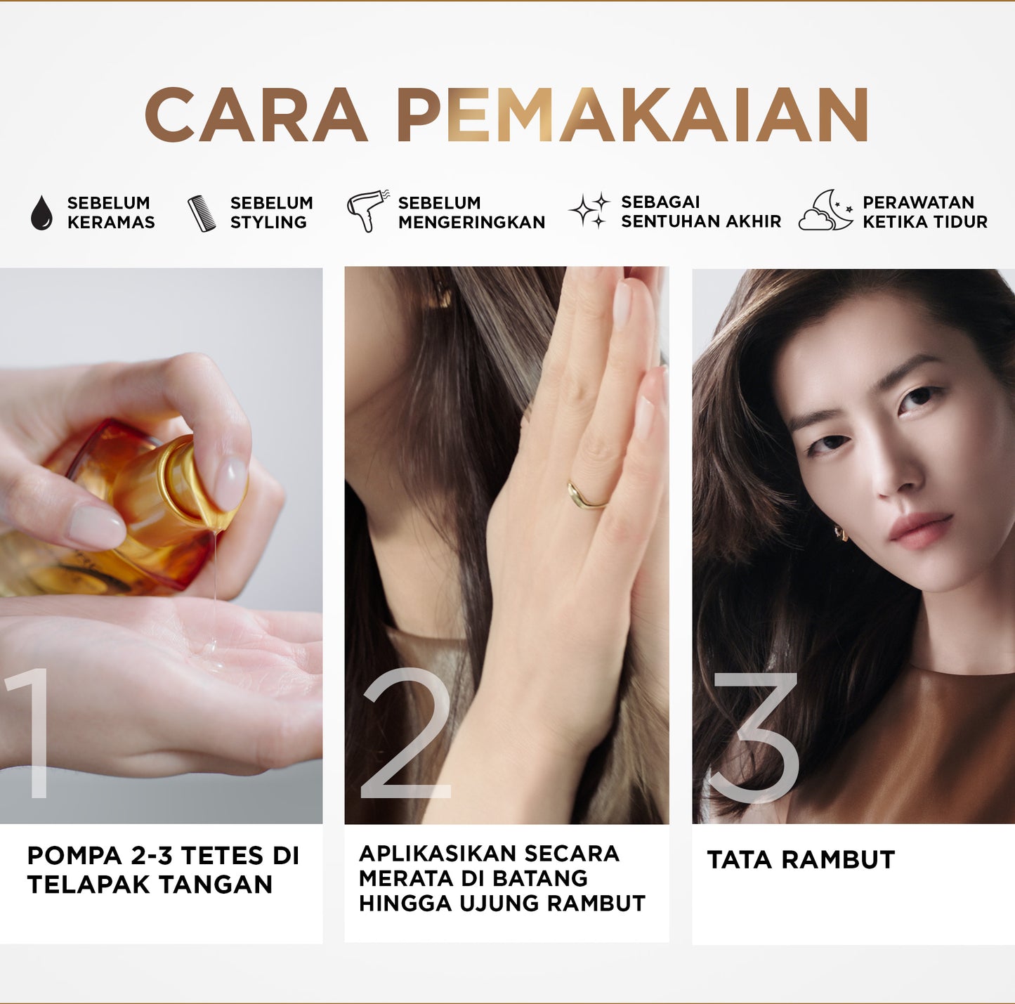 [BUY 1 GET 1] L'Oreal Paris Elseve Extraordinary Oil Gold Hair Serum & Hair Treatment Kit - Rambut Halus Berkilau dalam Satu Pemakaian - dari Bunga Istimewa Omega 3 - Perawatan Rambut Vitamin Rambut Twinpack 100ml Rambut Kering Kusam