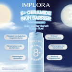 Implora 8+ Ceramide Skin Barrier Moisturizing Gel | Pelembab Kulit Kering, Kombinasi, Acne Prone | Moisturizer Sensitive Skin