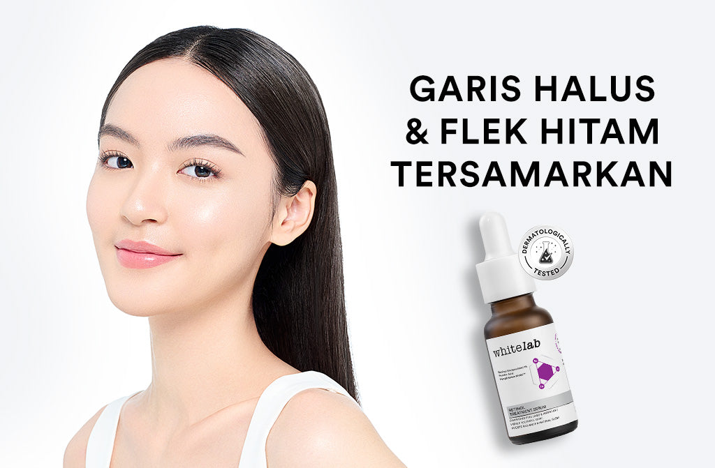 Whitelab Retinol Treatment Serum - Serum Anti Aging Kaya Antioksidan Samarkan Garis Halus dan Flek Hitam Cocok untuk Pemula dengan Retinol Encapsulated 1% & Hyaglutamic [BPOM]